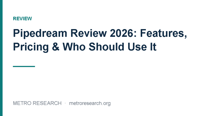 Pipedream Review 2026: Features, Pricing & Who Should Use It